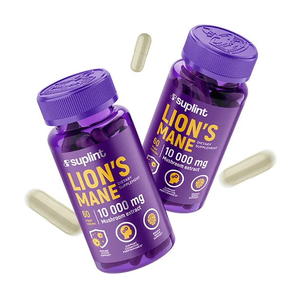 Lion's Mane, 60 capsules - fly llion s mane png