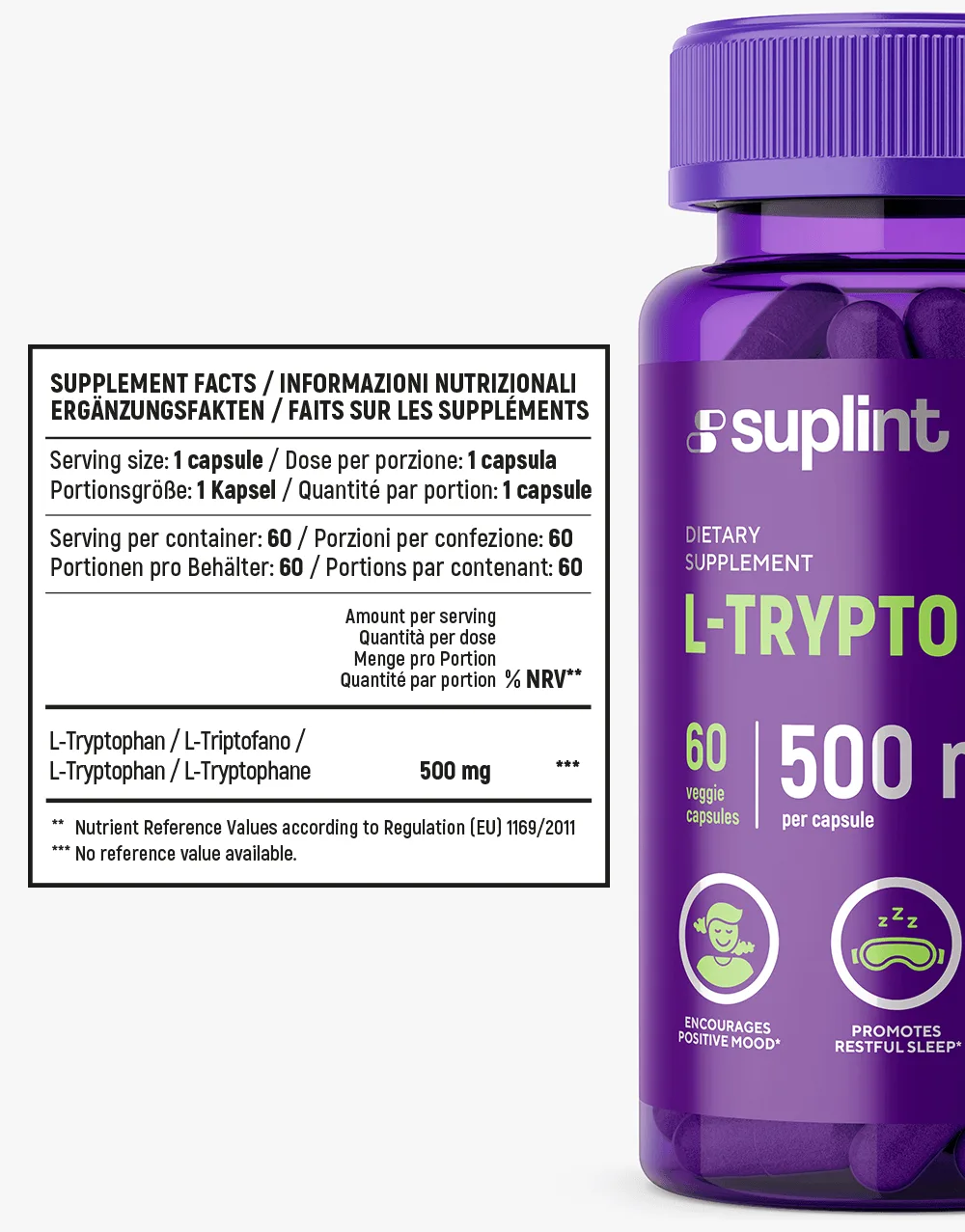 L-tryptophan, 60 capsules - table L tryptophan png L-tryptophan, 60 capsules - table L tryptophan png